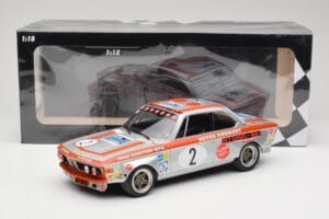 BMW 2800 CS E9 #2 Team Schnitzer J. Fitzpatrick / H. Heyer Winners Grand Prix Touring Cars Nurburgring 1972 Minichamps 1:18 1 – slika 6 od 6