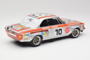 BMW 2800 CS Team Schnitzer #10 J. Fitzpatrick / J. Peltier Spa 1972 Minichamps 1:18 155722710 Kovina – slika 2 od 6