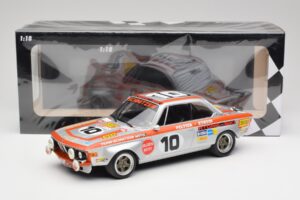 BMW 2800 CS Team Schnitzer #10 J. Fitzpatrick / J. Peltier Spa 1972 Minichamps 1:18 155722710 Kovina – slika 6 od 6