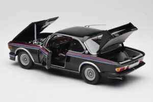 BMW 3.0 CSL E9 Črn Minichamps 1:18 180029025 Kovina – slika 5 od 8