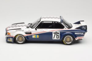 BMW 3.0 CSL E9 Garage Du Bac #76 P. Depnic / H. Coulon 24 Hours of Le Mans 1977 Minichamps 1:18 155772576 Kovina – slika 3 od 6