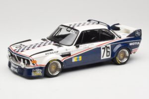 BMW 3.0 CSL E9 Garage Du Bac #76 P. Depnic / H. Coulon 24 Hours of Le Mans 1977 Minichamps 1:18 155772576 Kovina