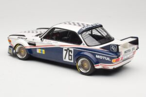 BMW 3.0 CSL E9 Garage Du Bac #76 P. Depnic / H. Coulon 24 Hours of Le Mans 1977 Minichamps 1:18 155772576 Kovina – slika 5 od 6