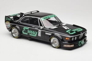 BMW 3.0 CSL E9 #1 F. Grano / P. Xhenceval GP Brno 1978 Minichamps 1:18 155782501 Kovina – slika 4 od 6