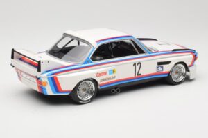 BMW 3.0 CSL E9 #12 BMW Motorsport C. Amon / H-J. Stuck Winners 6 Hours Nurburgring 1973 Minichamps 1:18 155732612 Kovina – slika 2 od 6