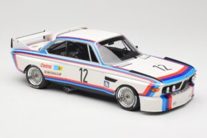 BMW 3.0 CSL E9 #12 BMW Motorsport C. Amon / H-J. Stuck Winners 6 Hours Nurburgring 1973 Minichamps 1:18 155732612 Kovina – slika 4 od 6