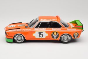 BMW 3.0 CSL E9 #15 Jägermeister Racing N. Lauda / G. Joisten 6 Hours Nurburgring 1973 Minichamps 1:18 155732615 Kovina – slika 3 od 6