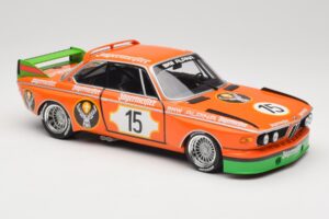 BMW 3.0 CSL E9 #15 Jägermeister Racing N. Lauda / G. Joisten 6 Hours Nurburgring 1973 Minichamps 1:18 155732615 Kovina – slika 4 od 6