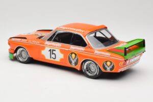 BMW 3.0 CSL E9 #15 Jägermeister Racing N. Lauda / G. Joisten 6 Hours Nurburgring 1973 Minichamps 1:18 155732615 Kovina – slika 5 od 6