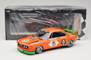 BMW 3.0 CSL E9 #15 Jägermeister Racing N. Lauda / G. Joisten 6 Hours Nurburgring 1973 Minichamps 1:18 155732615 Kovina – slika 6 od 6