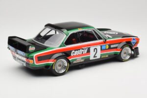 BMW 3.0 CSL E9 #2 Luigi Racing J-M. de Wael / A. de Fierlant Winners GP Nurburgring 1976 Minichamps 1:18 155762502 Kovina – slika 2 od 6
