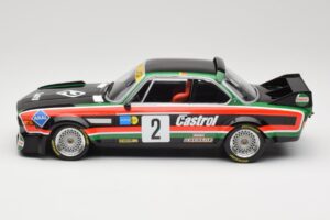 BMW 3.0 CSL E9 #2 Luigi Racing J-M. de Wael / A. de Fierlant Winners GP Nurburgring 1976 Minichamps 1:18 155762502 Kovina – slika 3 od 6