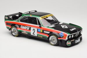 BMW 3.0 CSL E9 #2 Luigi Racing J-M. de Wael / A. de Fierlant Winners GP Nurburgring 1976 Minichamps 1:18 155762502 Kovina – slika 4 od 6