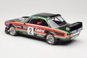 BMW 3.0 CSL E9 #2 Luigi Racing J-M. de Wael / A. de Fierlant Winners GP Nurburgring 1976 Minichamps 1:18 155762502 Kovina – slika 5 od 6
