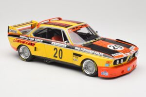 BMW 3.0 CSL E9 #20 BMW Faltz Alpina W. Werner / H. Schommers Norisring Trophy 1974 Minichamps 1:18 155742620 Kovina – slika 4 od 6