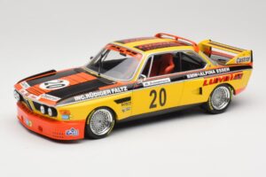 BMW 3.0 CSL E9 #20 BMW Faltz Alpina W. Werner / H. Schommers Norisring Trophy 1974 Minichamps 1:18 155742620 Kovina