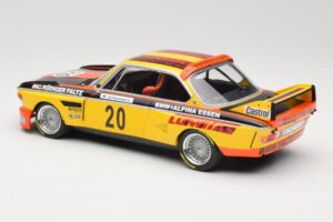 BMW 3.0 CSL E9 #20 BMW Faltz Alpina W. Werner / H. Schommers Norisring Trophy 1974 Minichamps 1:18 155742620 Kovina – slika 5 od 6