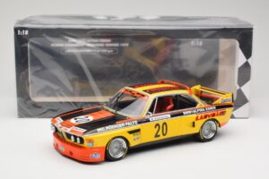 BMW 3.0 CSL E9 #20 BMW Faltz Alpina W. Werner / H. Schommers Norisring Trophy 1974 Minichamps 1:18 155742620 Kovina – slika 6 od 6