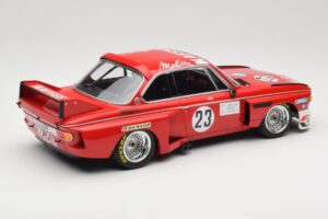 BMW 3.0 CSL E9 #23 Faltz Alpina A. de Fierlant / H. Grohs Zandvoort Trophy 1975 Minichamps 1:18 155752623 Kovina – slika 2 od 6