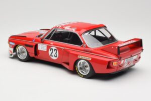 BMW 3.0 CSL E9 #23 Faltz Alpina A. de Fierlant / H. Grohs Zandvoort Trophy 1975 Minichamps 1:18 155752623 Kovina – slika 5 od 6