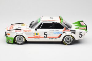 BMW 3.0 CSL E9 #5 Assoc Interim J-C. Chavan / A. Detrin Winners 24 Hours of Spa 1976 Minichamps 1:18 155762505 Kovina – slika 3 od 6