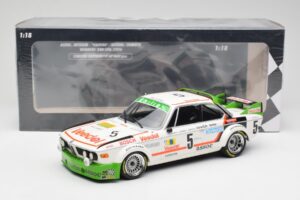 BMW 3.0 CSL E9 #5 Assoc Interim J-C. Chavan / A. Detrin Winners 24 Hours of Spa 1976 Minichamps 1:18 155762505 Kovina – slika 6 od 6