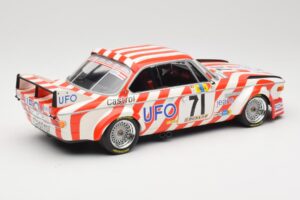 BMW 3.0 CSL E9 #71 Luigi Racing P. Xhenceval / J. Dieudonné 24 Hours of Le Mans 1977 Minichamps 1:18 155772571 Kovina – slika 2 od 6