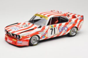 BMW 3.0 CSL E9 #71 Luigi Racing P. Xhenceval / J. Dieudonné 24 Hours of Le Mans 1977 Minichamps 1:18 155772571 Kovina