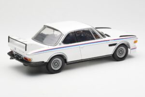 BMW 3.0 CSL E9 S Setom Spojlerjev Bel Minichamps 1:18 180029021 Kovina – slika 3 od 8