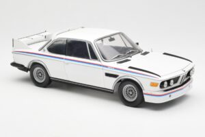 BMW 3.0 CSL E9 S Setom Spojlerjev Bel Minichamps 1:18 180029021 Kovina – slika 6 od 8