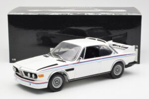 BMW 3.0 CSL E9 S Setom Spojlerjev Bel Minichamps 1:18 180029021 Kovina – slika 8 od 8
