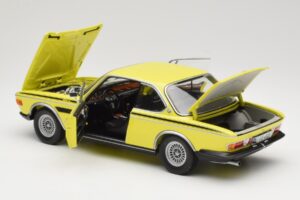 BMW 3.0 CSL E9 Rumena Minichamps 1:18 80430137980 Kovina – slika 5 od 8