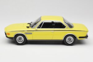 BMW 3.0 CSL E9 Rumena Minichamps 1:18 155028130 Kovina – slika 3 od 6