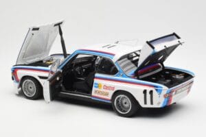 BMW 3.0 CSL #11 C. Amon / H. Stuck 24 Hours of Spa 1973 AUTOart 1:18 87347 Kovina – slika 5 od 8