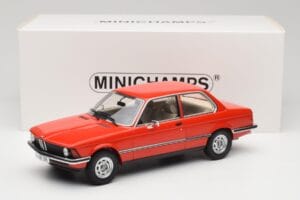 BMW 316 E21 Rdeč Minichamps 1:18 107024100 Smola – slika 6 od 6