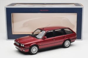 BMW 325i E30 Touring Rdeč Metallic Norev 1:18 183218 Kovina – slika 6 od 6