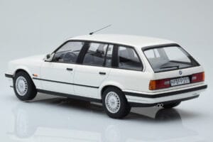 BMW 325i E30 Touring Bel Omejena Serija Norev 1:18 183217 Kovina – slika 5 od 6