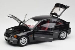 BMW 325Ti Compact E46 Črn Kyosho 1:18 80430024440 Kovina – slika 2 od 7