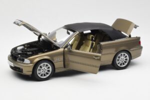 BMW 328Ci E46 Kabriolet Individual Medenina Metalik Omejena Serija Kyosho 1:18 80430395004 Kovina – slika 2 od 8
