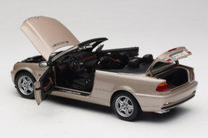 BMW 328i E46 Kabriolet Sand Beige Metallic Kyosho 1:18 80430009756 Kovina – slika 6 od 9