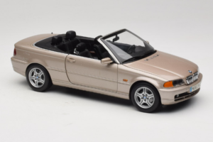 BMW 328i E46 Kabriolet Sand Beige Metallic Kyosho 1:18 80430009756 Kovina – slika 7 od 9