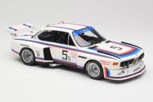 BMW 3.5 CSL E9 Gr.5 #5 K.W.M. Racing K. Miller / D. Cowart 6 Hours of Watkins Glen 1979 Minichamps 1:18 180792005 Kovina – slika 6 od 8