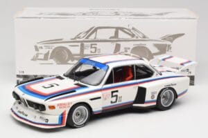 BMW 3.5 CSL E9 Gr.5 #5 K.W.M. Racing K. Miller / D. Cowart 6 Hours of Watkins Glen 1979 Minichamps 1:18 180792005 Kovina – slika 8 od 8