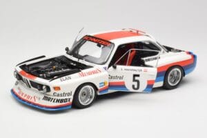 BMW 3.5 CSL E9 Gr.5 #5 S. Manhalter Winner Havirov Interseries 1977 Minichamps 1:18 180772005 Kovina – slika 2 od 8