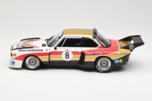 BMW 3.5 CSL E9 Hermetite #8 J. Fitzpatrick / T. Walkinshaw 1000 km Nurburgring 1976 Minichamps 1:18 155762608 Kovina – slika 3 od 6