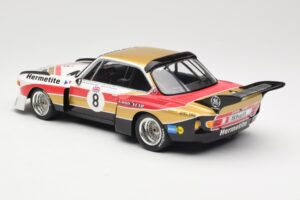BMW 3.5 CSL E9 Hermetite #8 J. Fitzpatrick / T. Walkinshaw 1000 km Nurburgring 1976 Minichamps 1:18 155762608 Kovina – slika 5 od 6