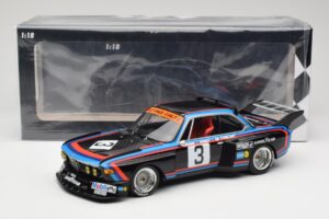 BMW 3.5 CSL E9 #3 A. de Fierlant / H. Grohs 6 Hours Silverstone 1976 Minichamps 1:18 155762603 Kovina – slika 6 od 6