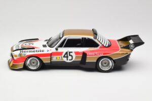 BMW 3.5 CSL E9 #45 Hermetite T. Walkinshaw / J. Fitzpatrick 24 Hours of Le Mans 1976 Minichamps 1:18 155762645 Kovina – slika 3 od 6