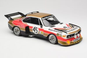 BMW 3.5 CSL E9 #45 Hermetite T. Walkinshaw / J. Fitzpatrick 24 Hours of Le Mans 1976 Minichamps 1:18 155762645 Kovina – slika 4 od 6