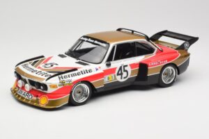 BMW 3.5 CSL E9 #45 Hermetite T. Walkinshaw / J. Fitzpatrick 24 Hours of Le Mans 1976 Minichamps 1:18 155762645 Kovina